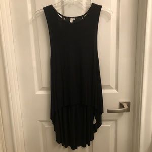 Hi-low black tank - GREAT DEAL!